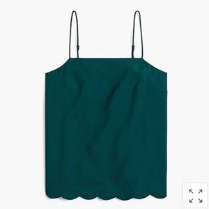 NWT JCrew Scalloped Hem Cami